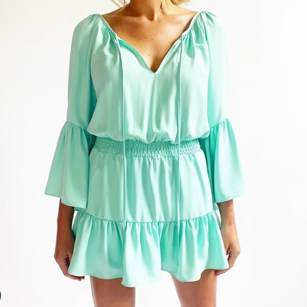 Seafoam Amanda Uprichard Dress